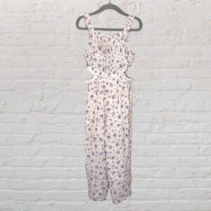 Zara Floral Cutout Romper